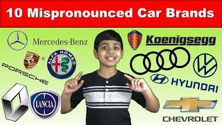 10 Car Brands you didn't know you are Pronouncing Wrong