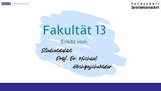 Erlebe die Fakultät für Sprach- und Literaturwissenschaften mit Studiendekan Michael Hochgeschwender