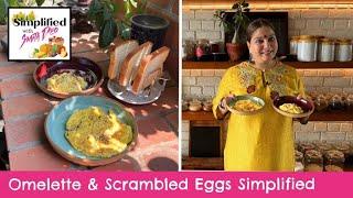 5 Minute Recipe: Omelette and Scrambled Eggs | Chef Smita Deo