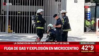 FUGA de GAS y EXPLOSIÓN en MICROCENTRO