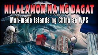 Nilalamon na ng dagat mga man-made islands ng China sa WPS