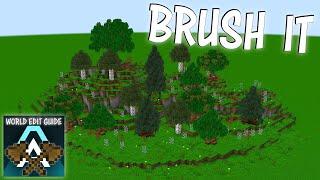 How to use Brushes in WorldEdit | Minecraft WorldEdit Guide (Ep5)