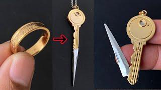 make a small knife pendant - handmade jewelry