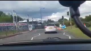 Birmingham UK Crazy Honda driver street race - Honda Civic Type R EP3 vs Audi S3 8P