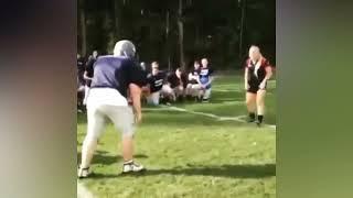 AMERICAN FOOTBALLER VS FEMALE RUGBY PLAYER