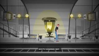 Animation about the app the Compass