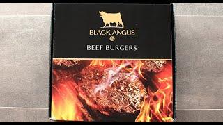 ~BLACK ANGUS BEEF BURGERS~ || 8 for £10 || Iceland || Food Review