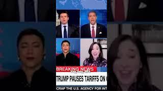 CNN’s Scott Jennings clashes with WaPo columnist over tariff pause: ‘A win for Donald Trump’ #shorts