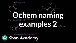 Organic chemistry naming examples 2 | Organic chemistry | Khan Academy