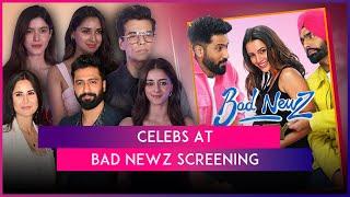 Bad Newz: Katrina Kaif, Karan Johar, Ananya Panday & Others Attend Screening Of Vicky Kaushal’s Film