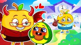 Angel vs Demon Teacher  + More Baby Best Cartoon || Good Habits for Kids by Pit & Penny Stories 