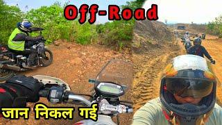 Hero Xpulse 200 4V Pro Off-Roadies Track Ride || Ajj Ka Din kabhi nahi bhulenge Jaan Nikal Gai