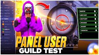 REX VS PANEL USERPRO NATION GUILD TEST - GARENA FREE FIRE !!!