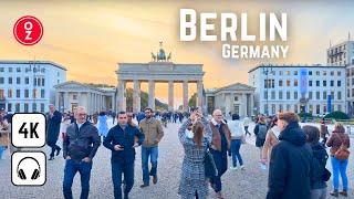 Berlin, Germany - Evening Walking Tour around Brandenburg Gate in 4K 60fps  Iphone 15 Pro 