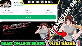 game viral di tiktok college brawl || game sesat