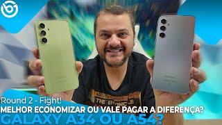 DÚVIDA CRUEL: GALAXY A34 ou GALAXY A54? Melhor PAGAR MENOS ou TEM TANTA DIFERENÇA ASSIM?