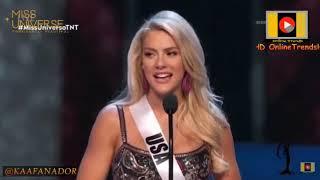 USA - Speech 15 second Top 20 - Miss Universe 2018