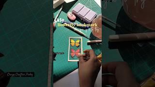 Asthetic butterfly bookmark making idea #trending #youtube #diy #viral #youtubeshorts #homemade