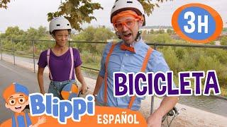 Meekah y Blippi pasean en bicicleta| Blippi Español | Videos educativos para niños | Aprende