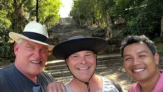 Angkrong - Preah Vihear Temple ... the Steps & area leading down to Cambodian-Thai border