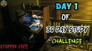 Day 1 of 30 day study challenge  | no more rest | JEE + Board #challenge #12th #motivation