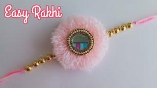 घर पर राखी बनाने का आसान तरीक़ा / Rakhi making ideas at home / Diy / Rakhi banane ka tarika /Rakhdi