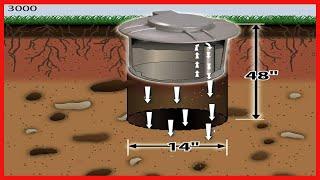 Doggie Dooley 3000 Septic-Tank-Style Pet-Waste Disposal System