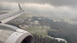 Landing in Ljubljana | Air France Hop | Embraer E190