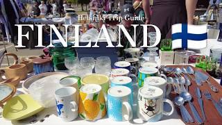 Helsinki travel guide "Summer flea market & shopping tour"  Day trip to Porvoo.