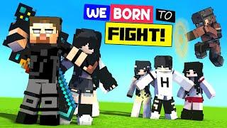 Meet The Strong Family: Steve Family, Herobrine Family and Notch Family- Action and Love Story