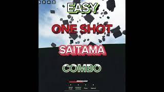 Easy One Shot Saitama Combo || The Strongest Battlegrounds