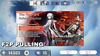 F2p Pulling Arlecchino wish Version 4.6 | Genshin Impact