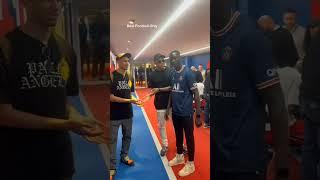 Khaby Lame, Hakimi and Kylian Mbappe. Funny moment #hakimi #mbappe #khabylame