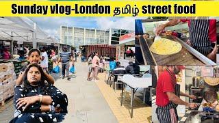 VLOG 26| London Tamil street food and shops | A casual Sunday vlog with friends- PART 2