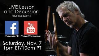 Dave Weckl LIVE Technique Lesson