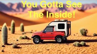 FULL TOUR - Smallest Truck Camper on Planet Earth - You Gotta See Inside!