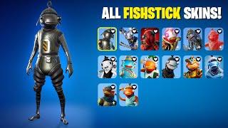 All Fishstick Skins in Fortnite (Chapter 1 Season 1 - Chapter 6 Season 2)