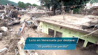 Deslave arrasa pueblo en Venezuela