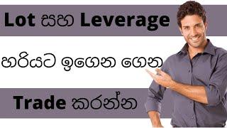 UNDERSTANDIN FOREX LOT SIZE AND LEVERAGE| FOREX TRADING| FOREX SINHALA