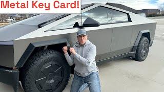 Cybertruck Metal Key Card Programing |  Is This Accessory Worth $60?