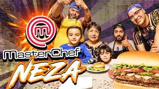 COMPETENCIA FAMILIAR ¿Quién le prepara LA MEJOR HAMBURGUESA  a mi mamá? - Masterchef Neza