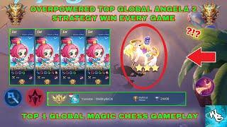 OVERPOWERED TOP GLOBAL ANGELA 2 STRATEGY - MAGIC CHESS BEST SYNERGY - Mobile Legends Bang Bang