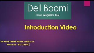 Dell Boomi Basic Introduction#dellboomi #Software #Mulesoft #TrendingSoftware #nocoding #Integration