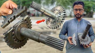 A new method I described to fix broken gear shafts that bypass mechanics can't do