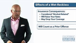 DUI Process in California: What is a Wet-Reckless DUI Charge?