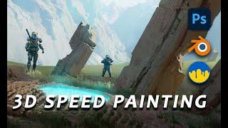 3D Speed Paint - Ancient Ruins