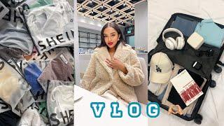 VLOG: Huge SHEIN try-on haul, packing,cleaning my house, removing christmas decor, vacay prep&more