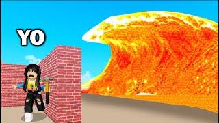 Construye para sobrevivir a la LAVA  Roblox EXTREMO | Hago una Mansión 2 | paolazgames