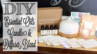 DIY Essential Oil Candle & Diffuser Blend | Simply Earth