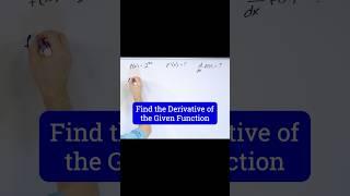 Sharpen your Skills: Derivatives of Polynomials